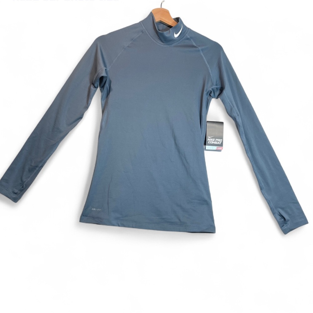 Nike Pro Dri-Fit Womens Long Sleeve Compression Shirt Gray NWT | Activewear